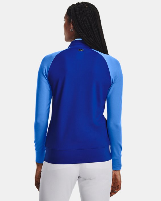 Women's UA Storm Midlayer Full-Zip, Blue, pdpMainDesktop image number 1